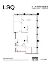 2 Lansing Sq, Toronto, ON à louer Plan d’étage– Image 1 sur 1