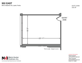 900 E Indiantown Rd, Jupiter, FL à louer Plan d’étage– Image 2 sur 3