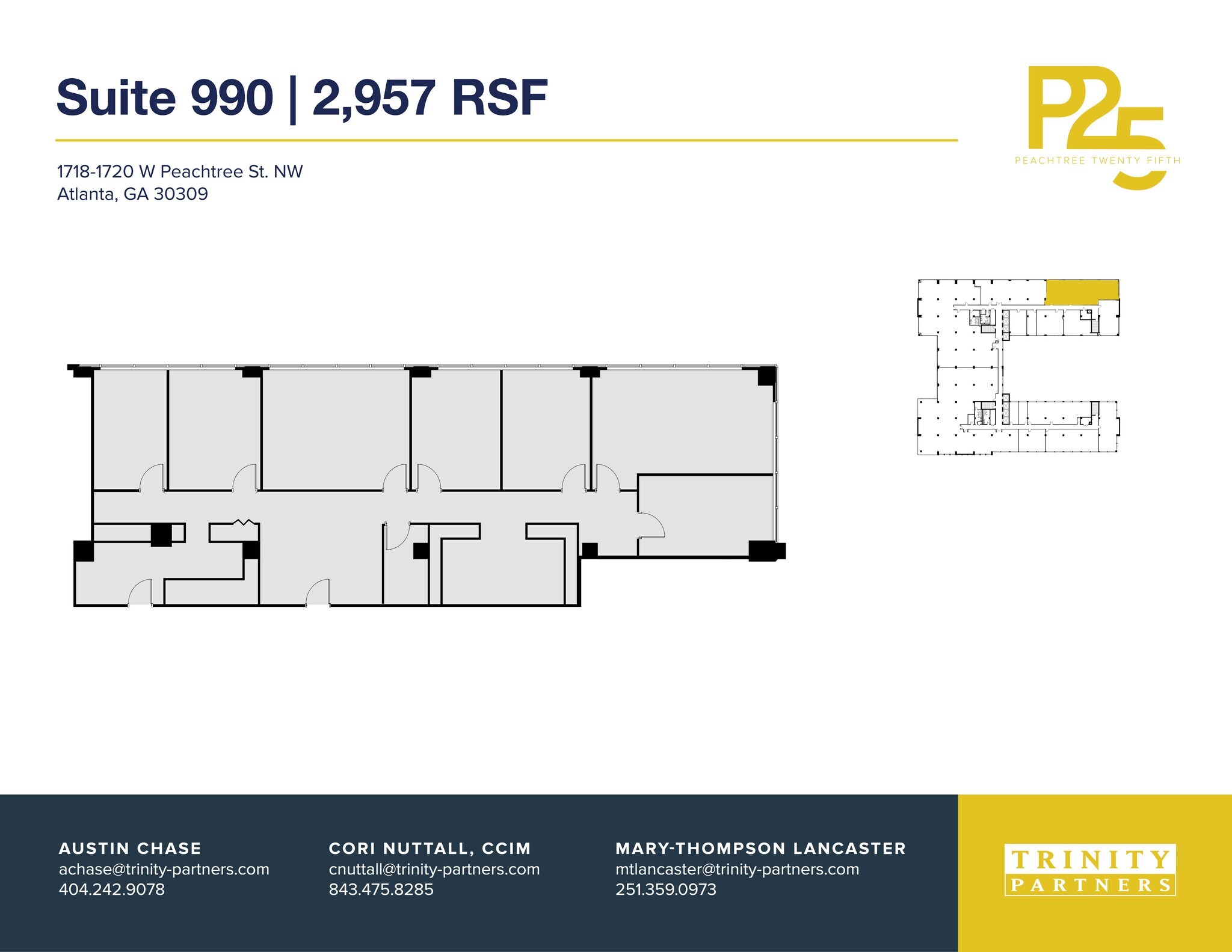 1718-1720 NW Peachtree St, Atlanta, GA à louer Plan de site– Image 1 sur 1