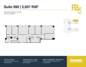 1718-1720 NW Peachtree St, Atlanta, GA à louer Plan de site– Image 1 sur 1
