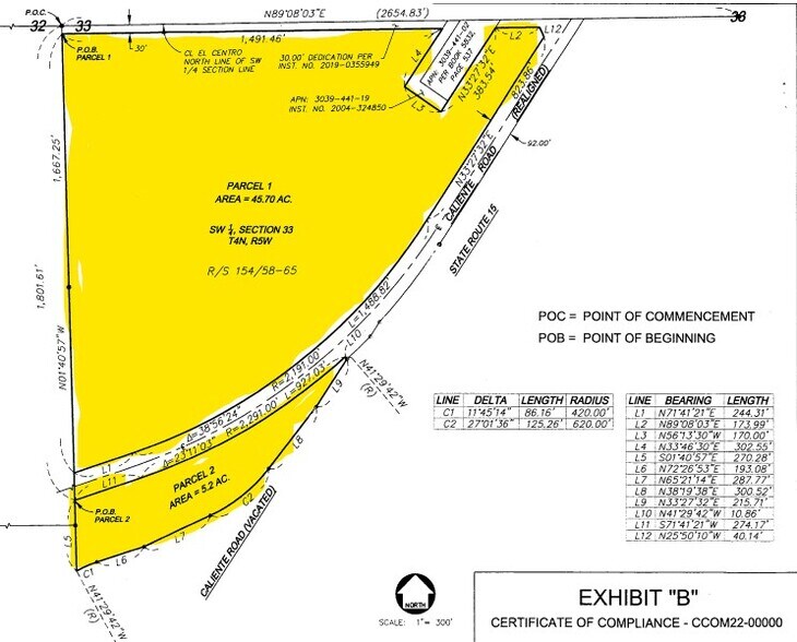 Ranchero & I-15, Hesperia, CA à vendre - Plan cadastral – Image 2 sur 2
