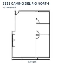 3838 Camino del Rio N, San Diego, CA à louer Plan d’étage– Image 1 sur 1