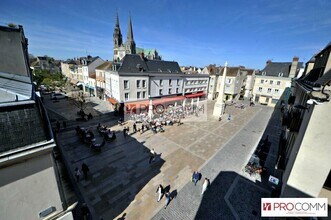 Chartres - Vue aérienne vue de carte