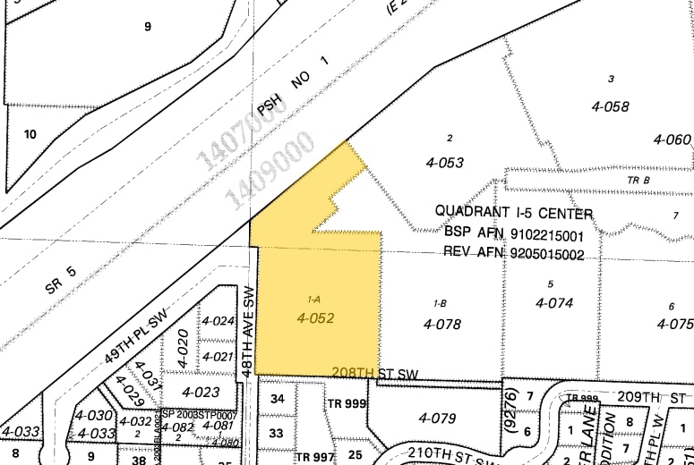 20816 44th Ave W, Lynnwood, WA à louer - Plan cadastral – Image 2 sur 9