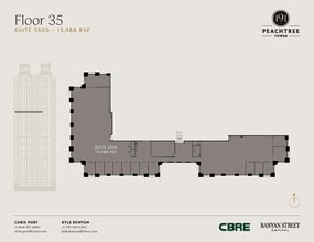 191 peachtree St NE, Atlanta, GA à louer Plan d’étage– Image 1 sur 1