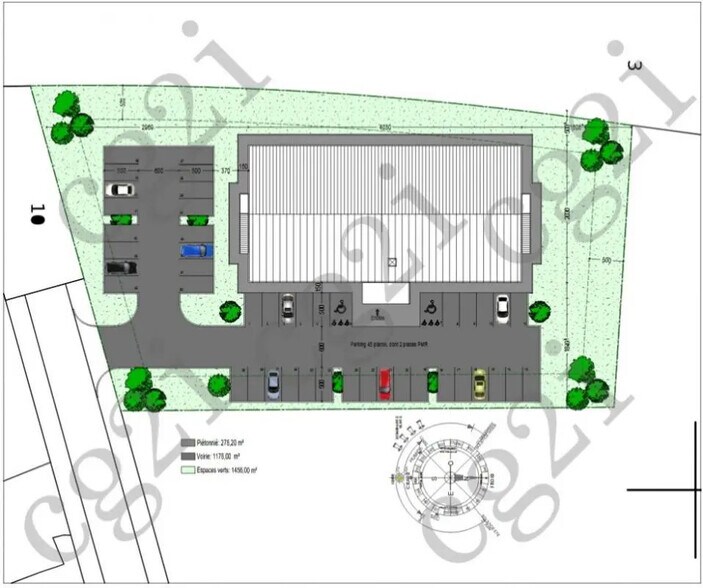 Bureau dans Coquelles à louer - Plan de site – Image 3 sur 3