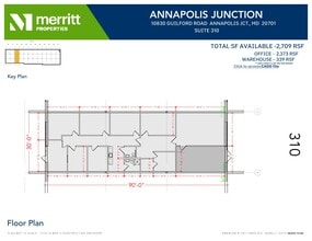10840 Guilford Rd, Annapolis Junction, MD à louer Plan d’étage– Image 1 sur 1