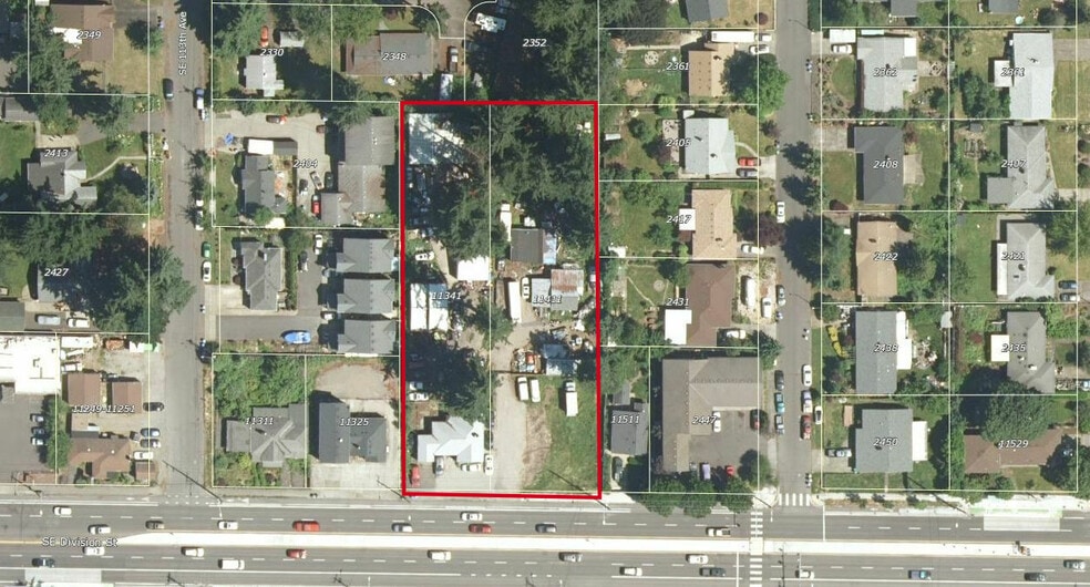 11341-11411 SE Division St, Portland, OR à vendre - Aérien – Image 2 sur 2