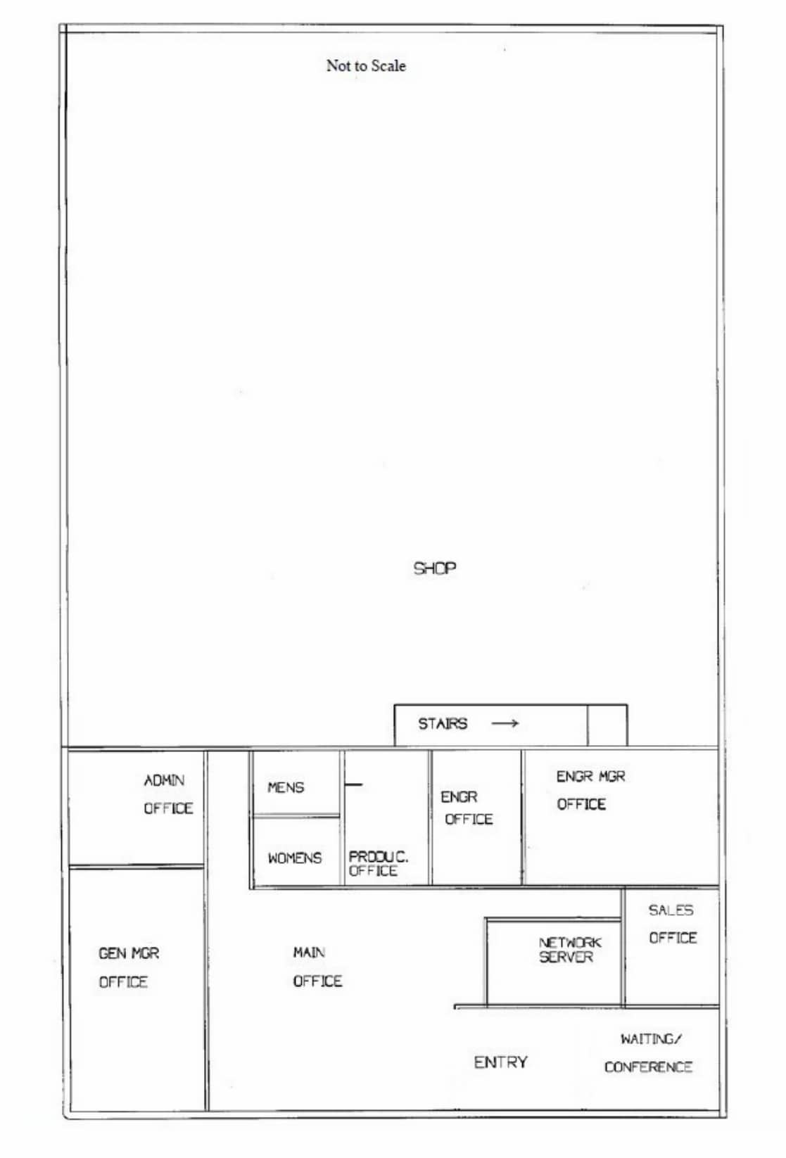 14444 Wicks Blvd, San Leandro, CA à louer Plan d’étage– Image 1 sur 1