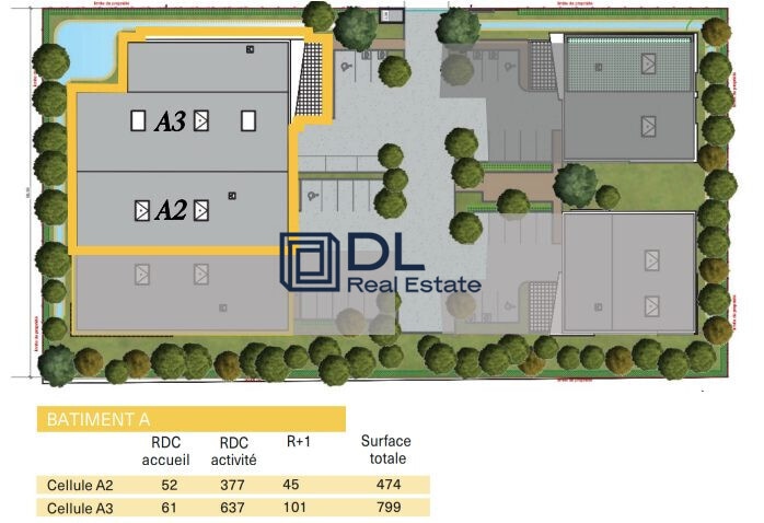 Industriel/Logistique dans Bondoufle à vendre - Plan de site – Image 3 sur 3