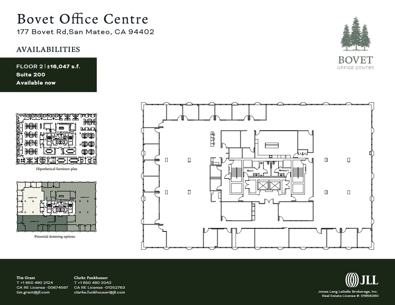 155 Bovet Rd, San Mateo, CA à louer Plan d’étage– Image 1 sur 1