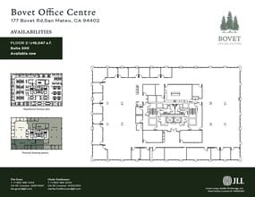 155 Bovet Rd, San Mateo, CA à louer Plan d’étage– Image 1 sur 1