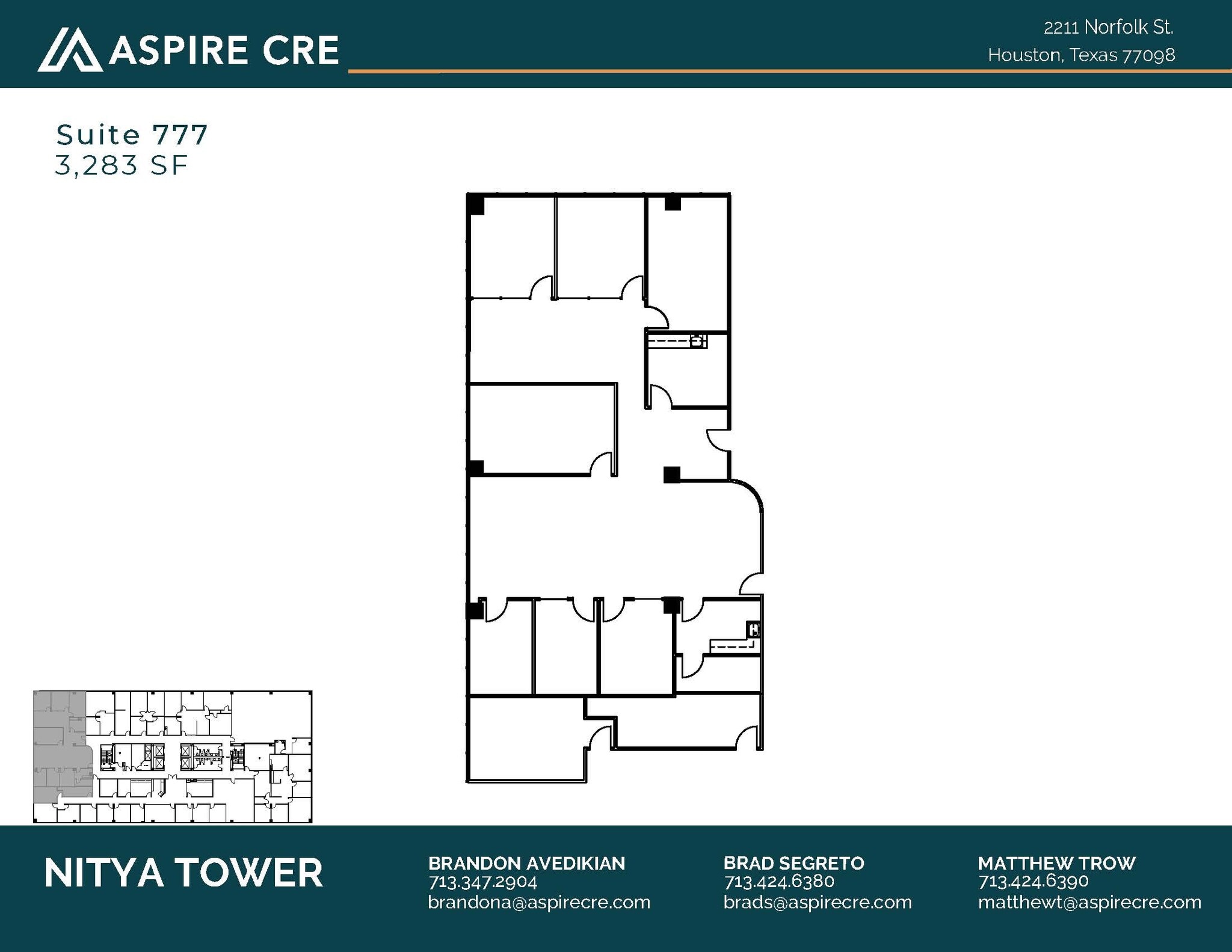 2211 Norfolk St, Houston, TX à louer Photo intérieure– Image 1 sur 1