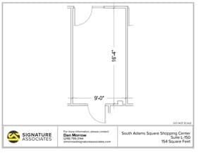 725 S Adams Rd, Birmingham, MI à louer Plan d’étage– Image 1 sur 1
