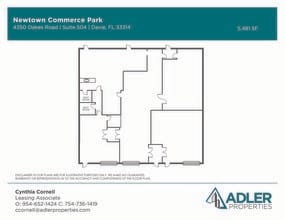 4350-4380 Oakes Rd, Davie, FL à louer Plan d’étage– Image 1 sur 1