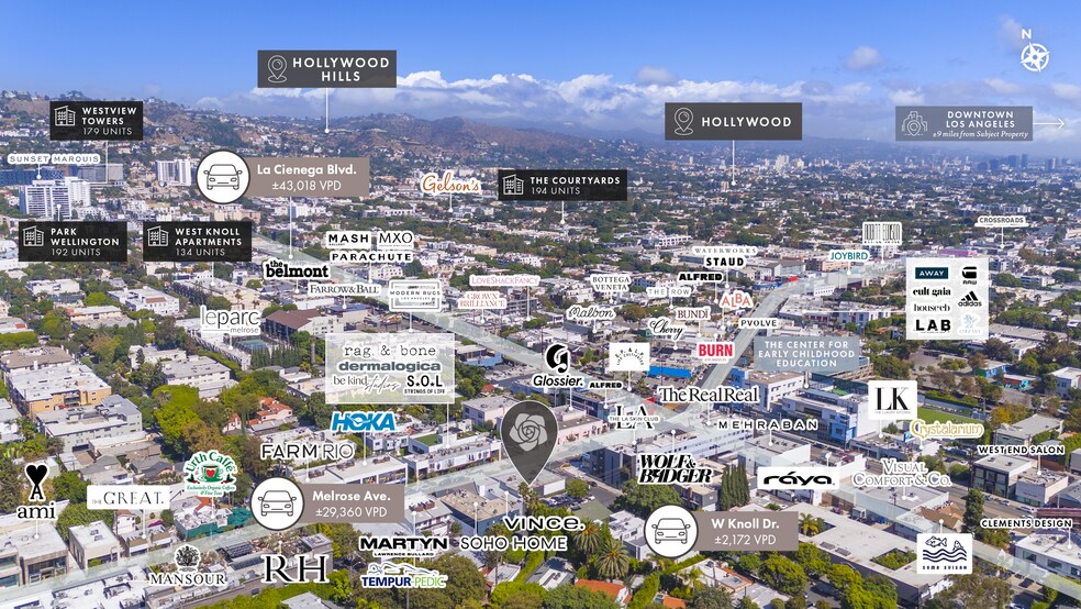 8532 Melrose Ave, Los Angeles, CA à vendre - Photo de l’immeuble – Image 3 sur 6