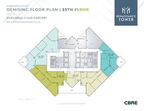 801 K St, Sacramento, CA à louer Plan de site– Image 2 sur 2