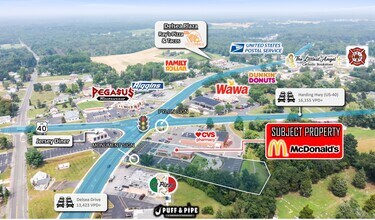 403 Delsea Dr, Malaga, NJ - VUE AÉRIENNE vue de carte - Image1