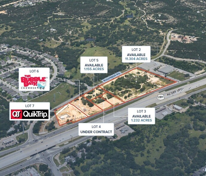 26950 Bulverde Rd, San Antonio, TX à vendre - Aérien – Image 2 sur 4
