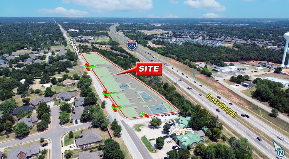 300 Sooner Rd, Edmond, OK à louer - Aérien – Image 2 sur 2