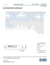 1100 Glendon Ave, Los Angeles, CA à louer Plan d’étage– Image 1 sur 1