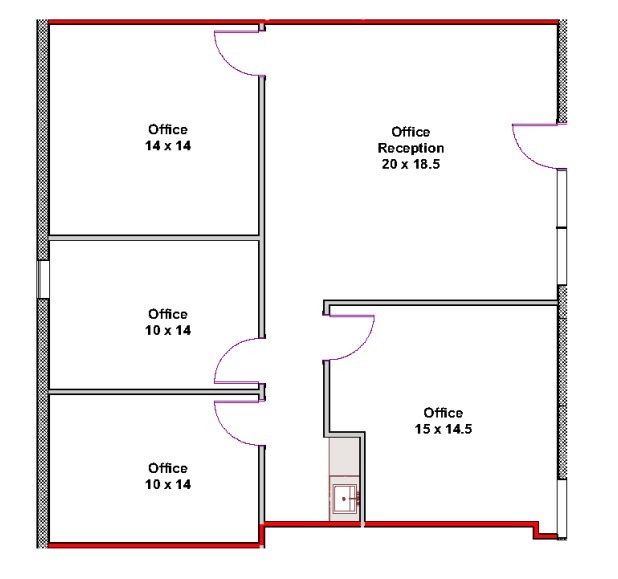1480 E Bethany Home Rd, Phoenix, AZ à louer Plan d’étage– Image 1 sur 1