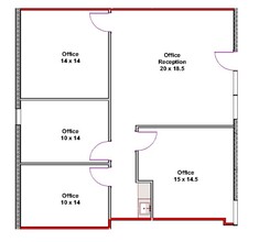 1480 E Bethany Home Rd, Phoenix, AZ à louer Plan d’étage– Image 1 sur 1