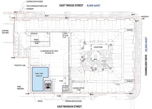1240 E Madison St, Tampa, FL à louer Plan de site– Image 2 sur 2