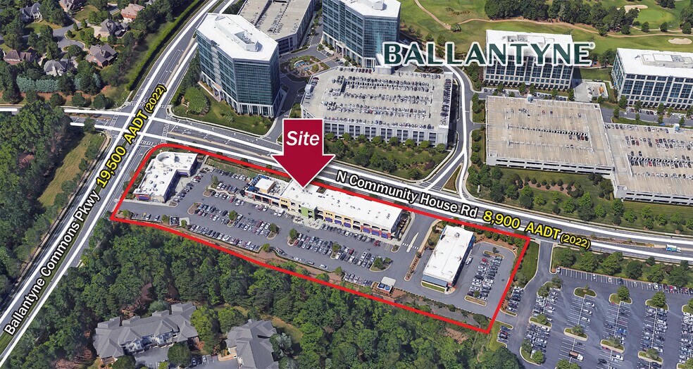 11318-11338 N Community House Rd, Charlotte, NC à louer - Photo de l’immeuble – Image 2 sur 8