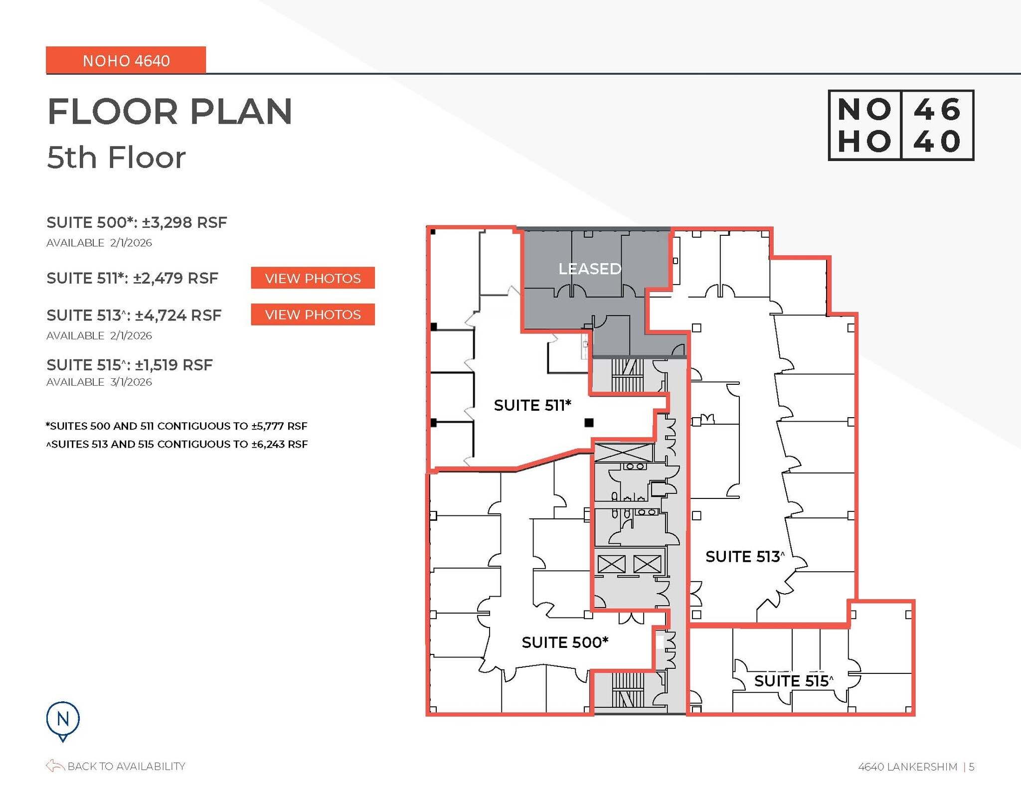 4640 Lankershim Blvd, North Hollywood, CA à louer Plan d’étage– Image 1 sur 1