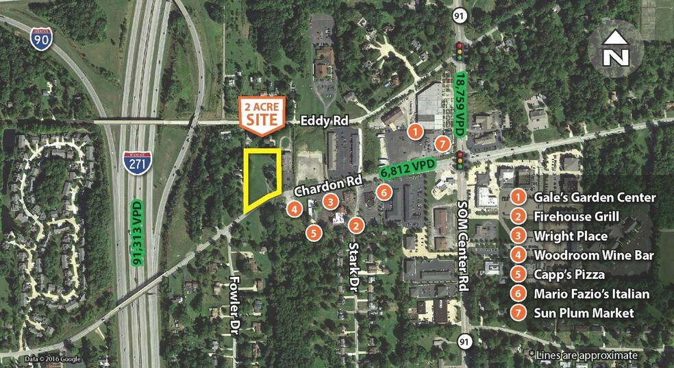 33901 Chardon Rd, Willoughby Hills, OH à vendre - Aérien – Image 2 sur 2