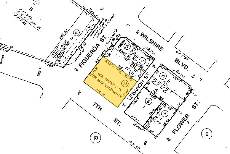 660 S Figueroa St, Los Angeles, CA à louer - Plan cadastral – Image 2 sur 13