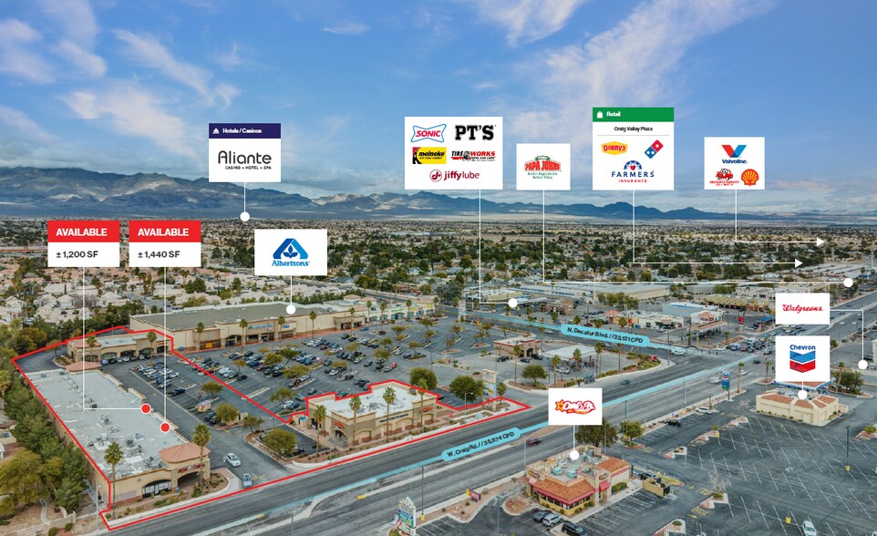 4850-4950 W Craig Rd, Las Vegas, NV à louer - Photo de l’immeuble – Image 2 sur 12