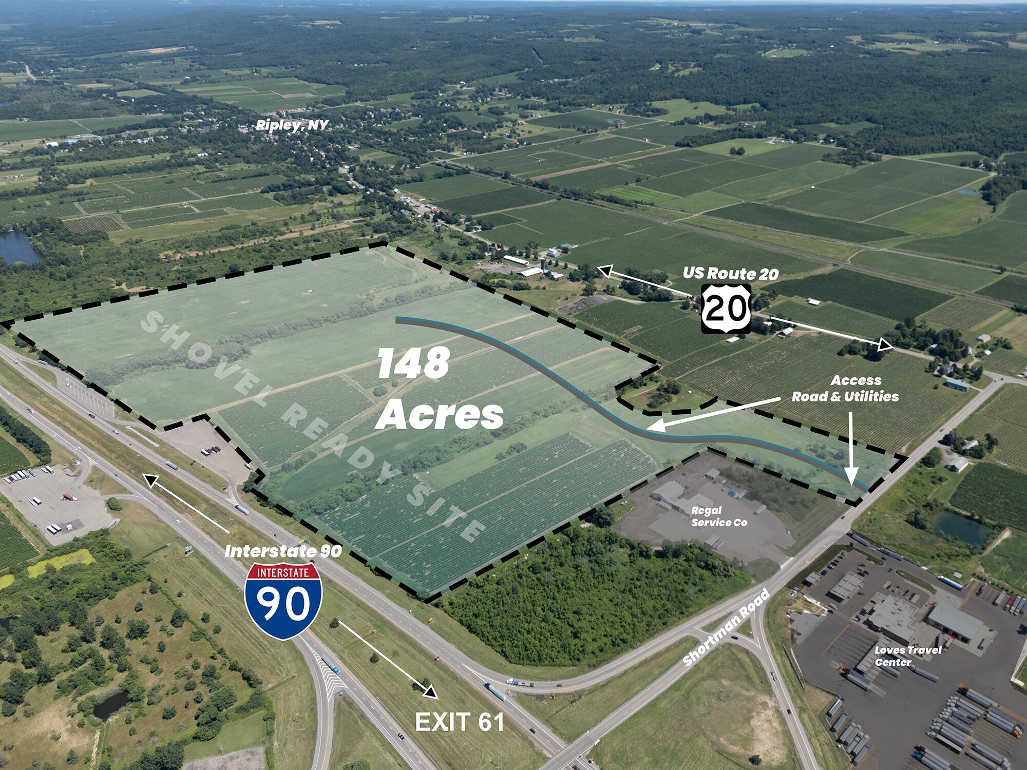 Shortman Rd, Ripley, NY à vendre Photo principale– Image 1 sur 2