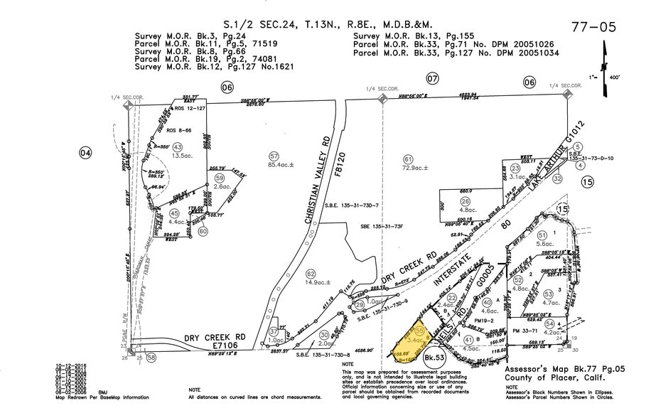 55 Neils Rd, Auburn, CA à vendre - Plan cadastral – Image 2 sur 4