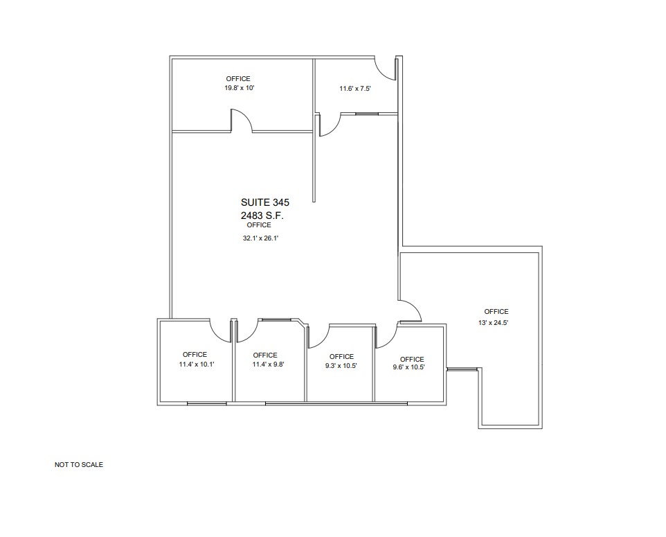 1855 W Katella Ave, Orange, CA à louer Plan d’étage– Image 1 sur 1