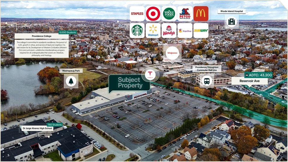 77 Reservoir Ave, Providence, RI à vendre - Aérien – Image 2 sur 3