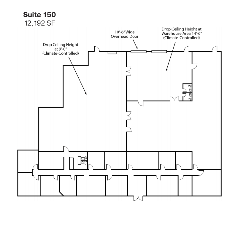 10161 Harwin Dr, Houston, TX à louer Plan d’étage– Image 1 sur 1