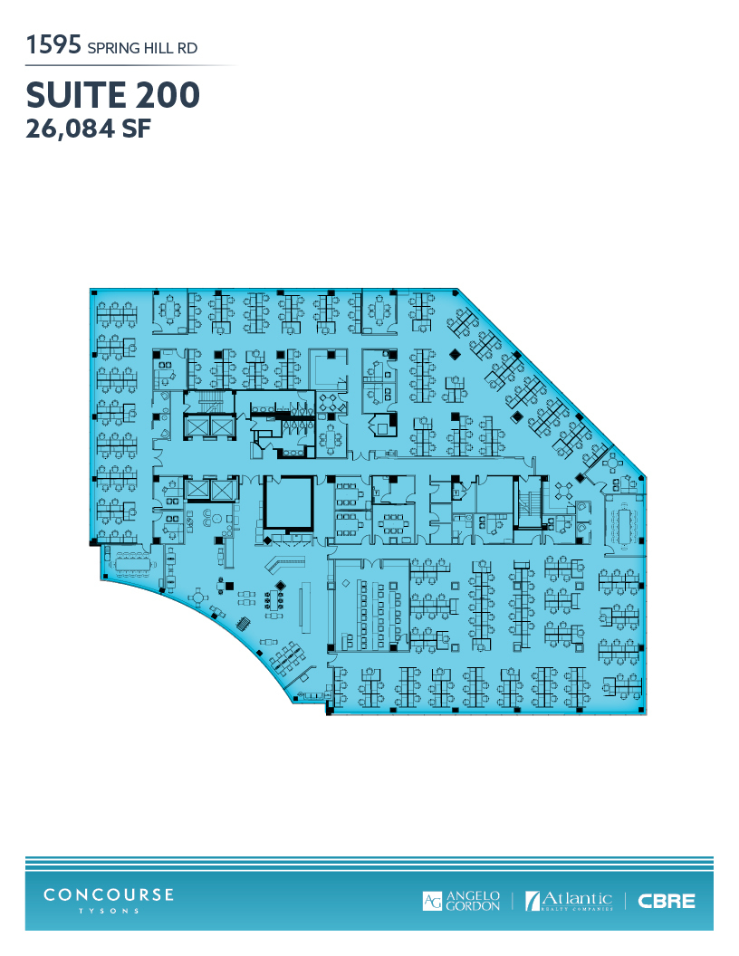 1595 Spring Hill Rd, Vienna, VA à louer Plan d’étage– Image 1 sur 1