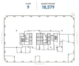 1111 3rd Ave, Seattle, WA à louer Plan d’étage– Image 2 sur 2