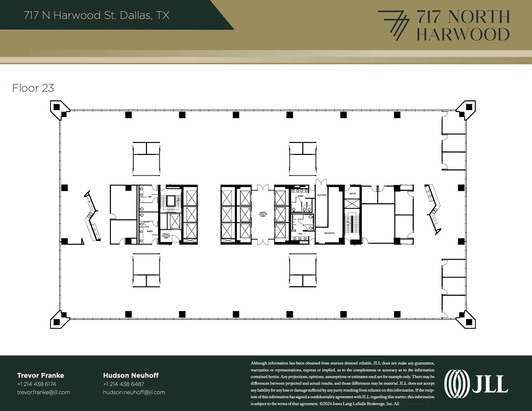 717 N Harwood St, Dallas, TX à louer Plan d’étage– Image 1 sur 1