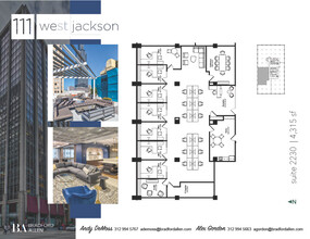 111 W Jackson Blvd, Chicago, IL à louer Plan d’étage– Image 2 sur 3