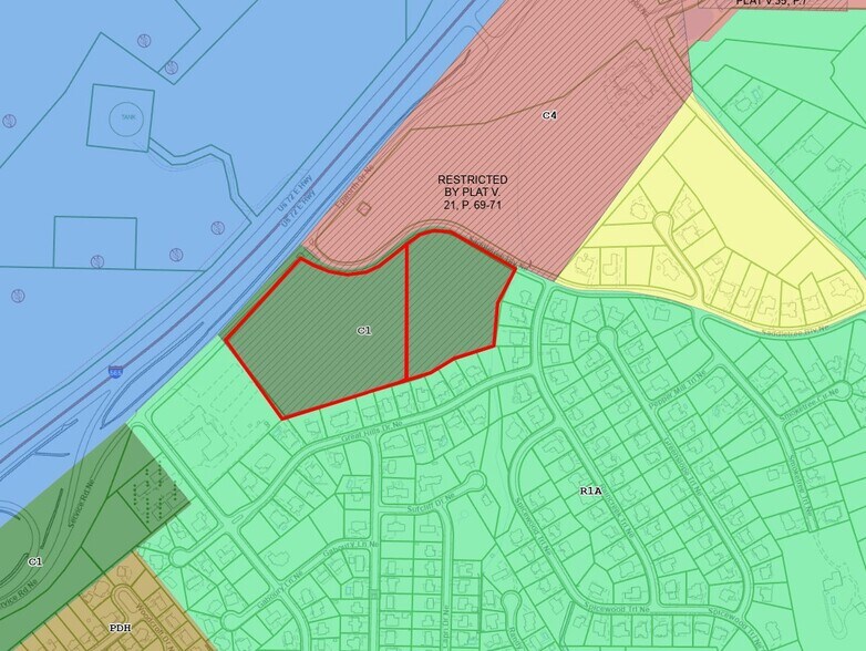 0 Saddletree Boulevard Northeast, Huntsville, AL à vendre - Plan cadastral – Image 2 sur 2