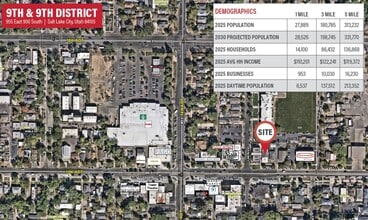 955 E 900 S, Salt Lake City, UT - VUE AÉRIENNE vue de carte