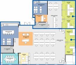 4307 Emperor Blvd, Durham, NC à louer Plan d’étage– Image 2 sur 3