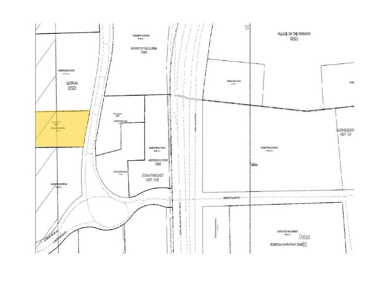 14881 Quorum Dr, Dallas, TX à louer - Plan cadastral – Image 2 sur 22