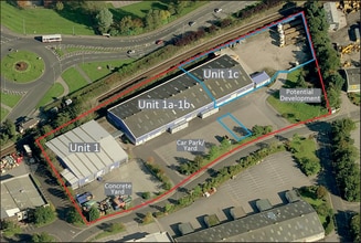 Wellheads Cres, Dyce, ABD - Vue aérienne vue de carte