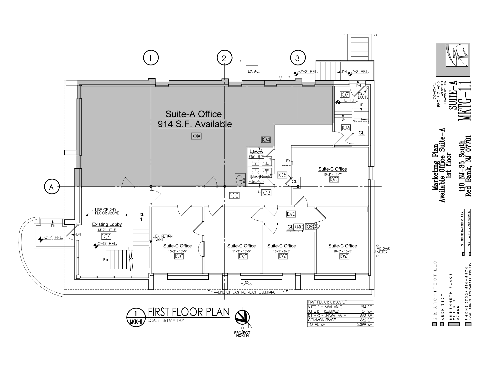 110 Route 35, Red Bank, NJ à louer Plan d’étage– Image 1 sur 1