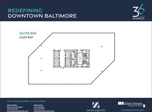 36 S Charles St, Baltimore, MD à louer Plan d’étage– Image 1 sur 1