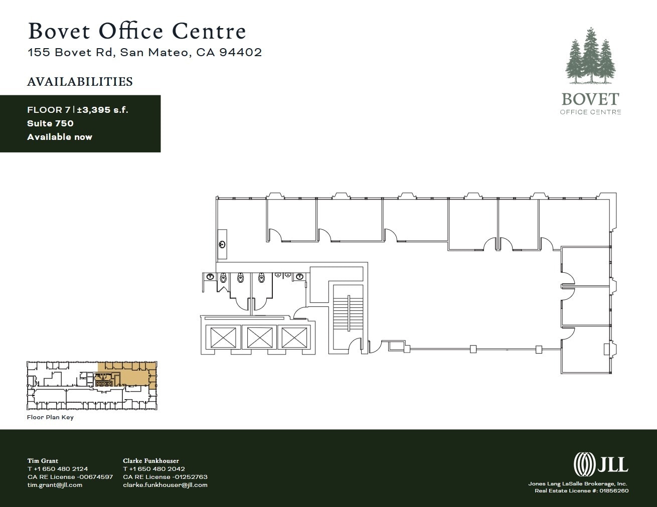 155 Bovet Rd, San Mateo, CA à louer Plan d’étage– Image 1 sur 1